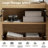 Aadam Modern Wooden Dresser For Bedroom And Storage, 6 Drawers With Adjustable Shelves, Metal Base Chest Of Drawers For Living Room, Hallway, And Entryway-415070554