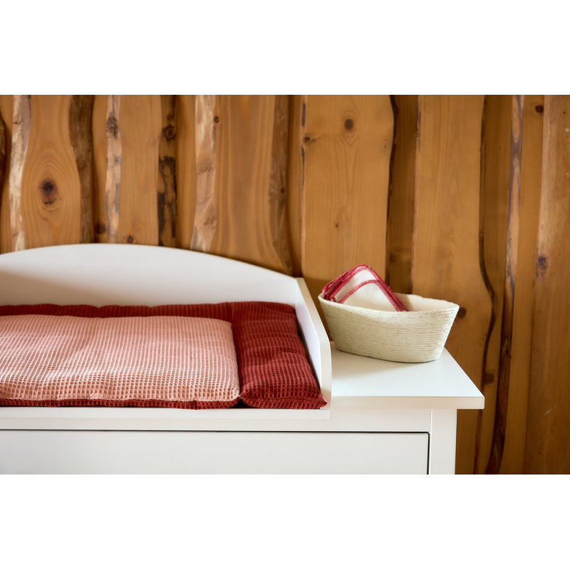 Cotton Changing Mat, 75cm W x 85cm L, Red