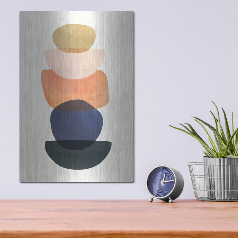 «Mod Pods II» par Grace Popp, verre d'art mural en métal, H 16 po x l 12 po