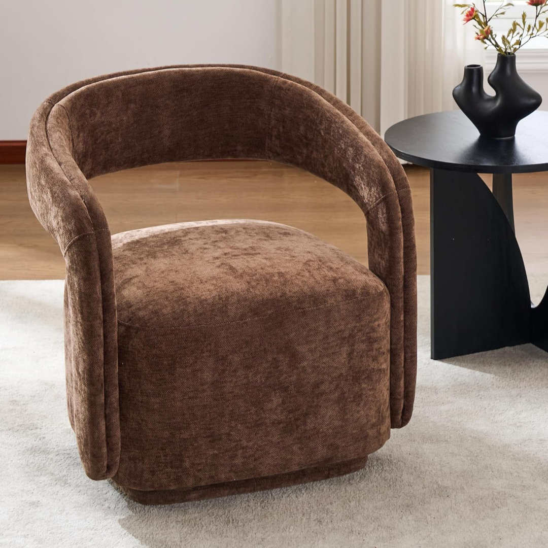 Upholstered Swivel Accent Chair