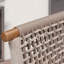 Tabouret de bar avec coussin 25,4 po Wicker