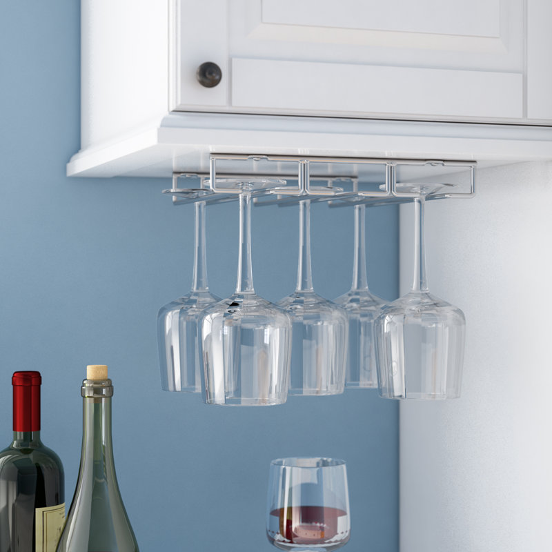Support à verres à vin et porte-verres à pied sous l'armoire Sorbus