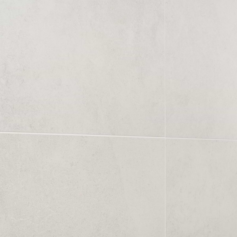 New Rock 24x24 Matte Porcelain Tile, Perla White