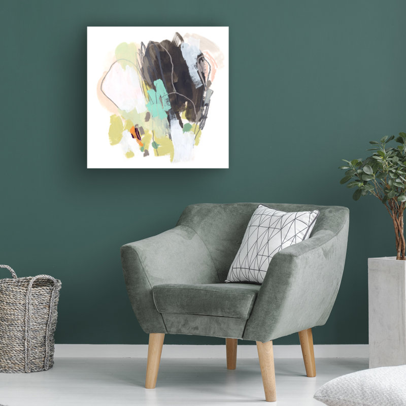 Abstract Modern Multicolor Canvas Art Print, 24" x 24"