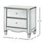 Table de chevet 2 tiroirs Torpoint