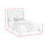Lit en amande gris clair Picket House Furnishings Clare UPH-1369344632