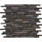 Hades Interlocking 12 in. x 12 in. Porcelain Stone Mosaic Wall Tile