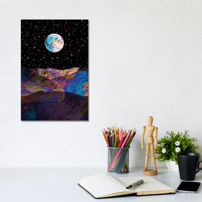 Full Moon V by Gab Fernando - Wrapped Canvas Print