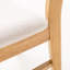 De 2 chaises de salle à manger - rembourrage de siège confortable 2 pièces-2113932999
