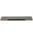 Slate Grey Enginee Wood Iron Wall Shelf-1900798840