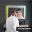 Miroir de salle de bain sans cadre à DEL, miroir intelligent