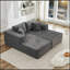 Canapé modulaire Cloud avec méridienne double, assise profonde, conception modulaire moderne pour le salon, aucun assemblage requis