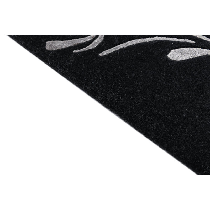 Tapis noir Indira