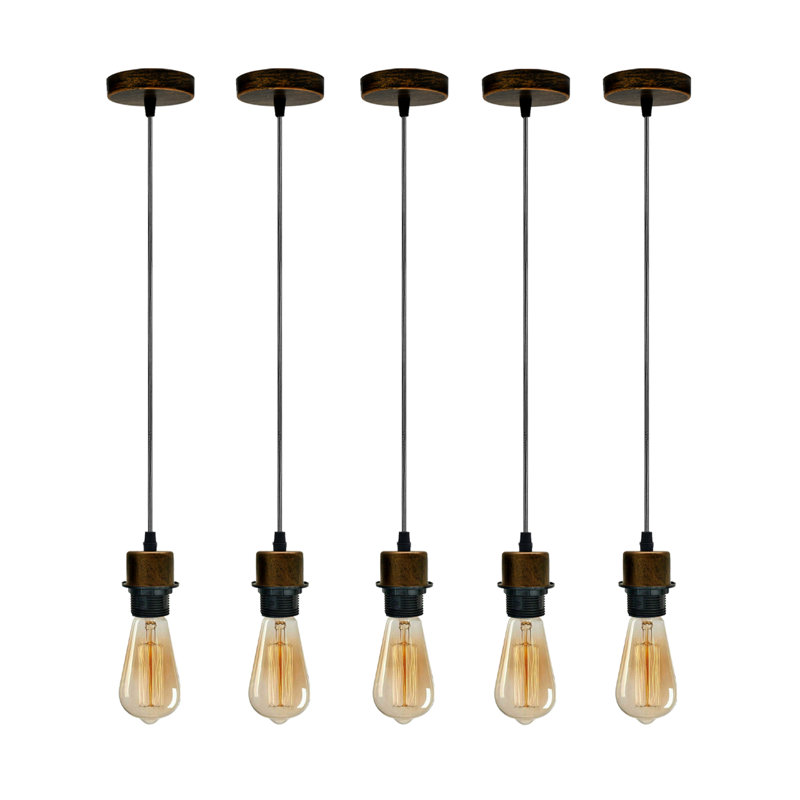 Bismarck 5 - Light Single Pendant, Brushed Copper, Yes