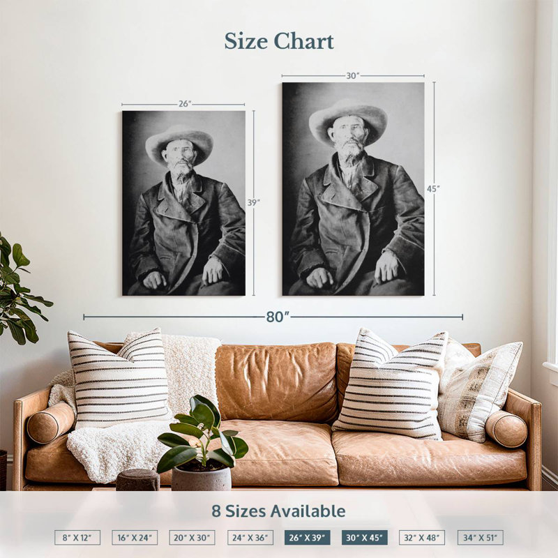 Lelar Jim Bridger, 39" H x 26" W