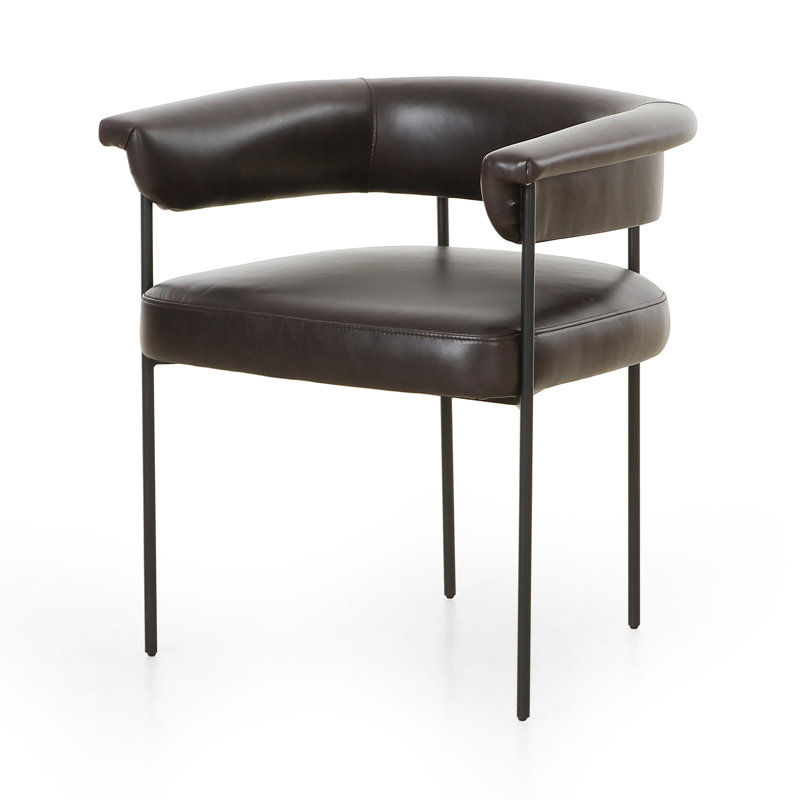 Carrie Dining Chair-Chaps Saddle, Sonoma Black