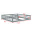 Double Floor Bed With Fence, Guardrails-1897083944