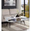 Table basse Halima & Finish avec tiroir de rangement et compartiments ouverts, design moderne et fonctionnel pour les salons