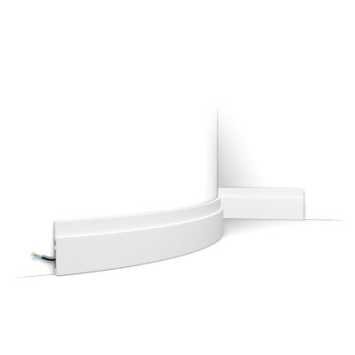 Plastique blanc apprêté de 0,5 po d'épaisseur x 78 po de largeur x 3 po de longueur