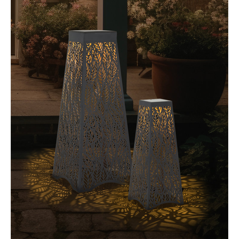 Ensemble de 2 lanternes de patio