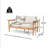 Terassi Outdoor Acacia Wood Loveseat