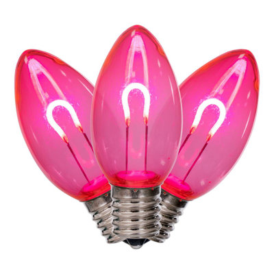 Astoria Grand Transparent U-Shaped Filament Bulb, E17 Base, 120V, .6 Watts, 25 Bulbs per bag