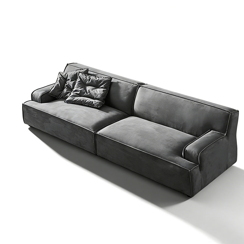 Coussin gris modulaire 100% polyester