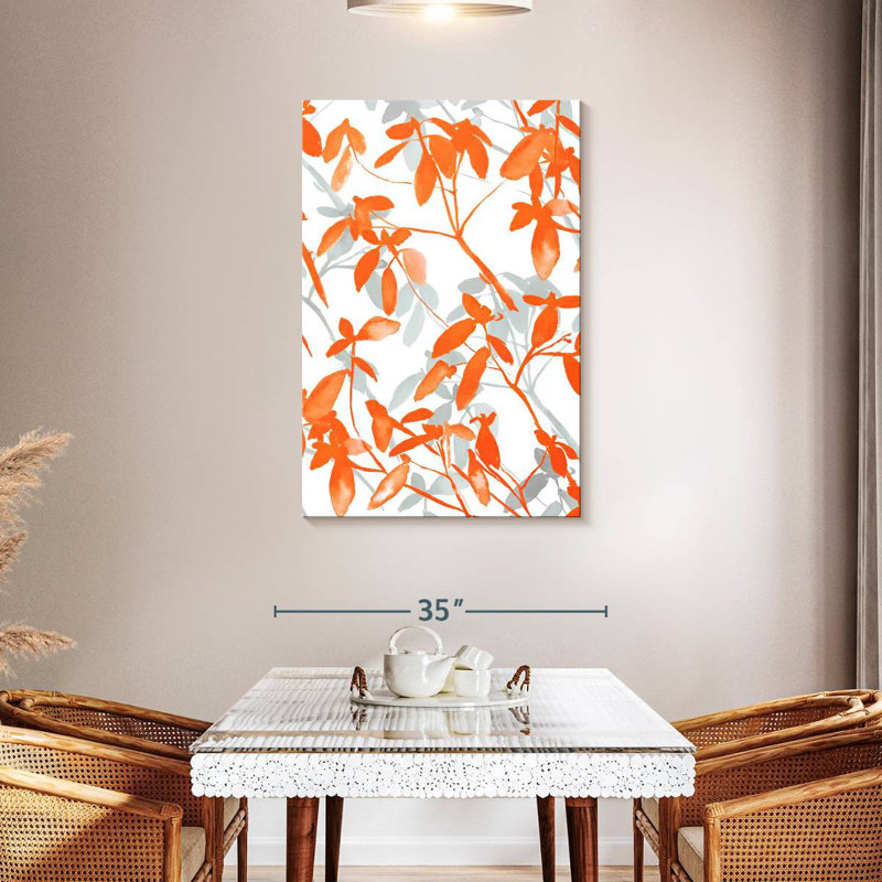 Harnek Premonition Orange, 45" H x 30" W
