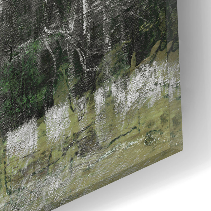 Art mural en verre acrylique épique «Hidden Trees» par Stellar Design Studio, 16 po x 12 po