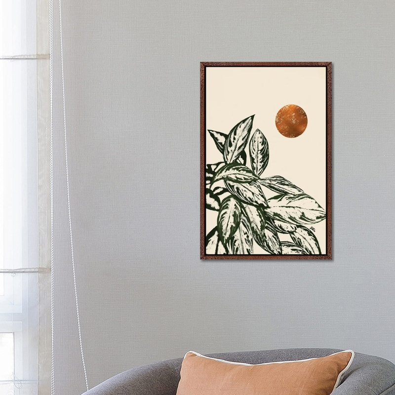 Calas II by Bria Nicole - Print on Canvas, Classic Brown Wood Framed Canvas, 66.04 cm H x 45.72 cm W