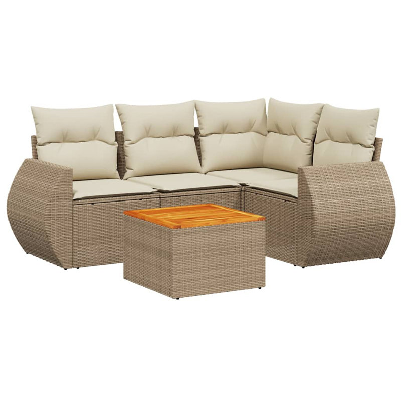 Vidaxl Garden Sofa Set Beige