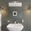 600 mm W 766 mm H Surface Mirrored Bathroom Cabinets 2 Adjustable Shelves with Mirror