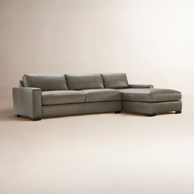 Bonville Full Grain Leather Modular Sofa and Chaise