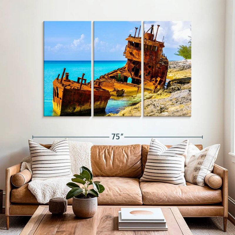 Mehar Bimini Shipwreck, 42" H x 65" W