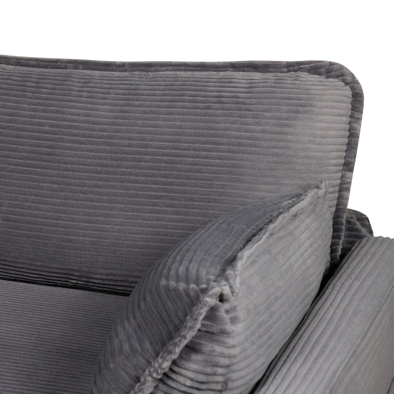 Fauteuil convertible 2-en-1 51 po, Gris