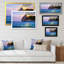 Morning Sunlight On The Sea Waves V - Art mural sur toile nautique et côtier-1325964843-1325964844