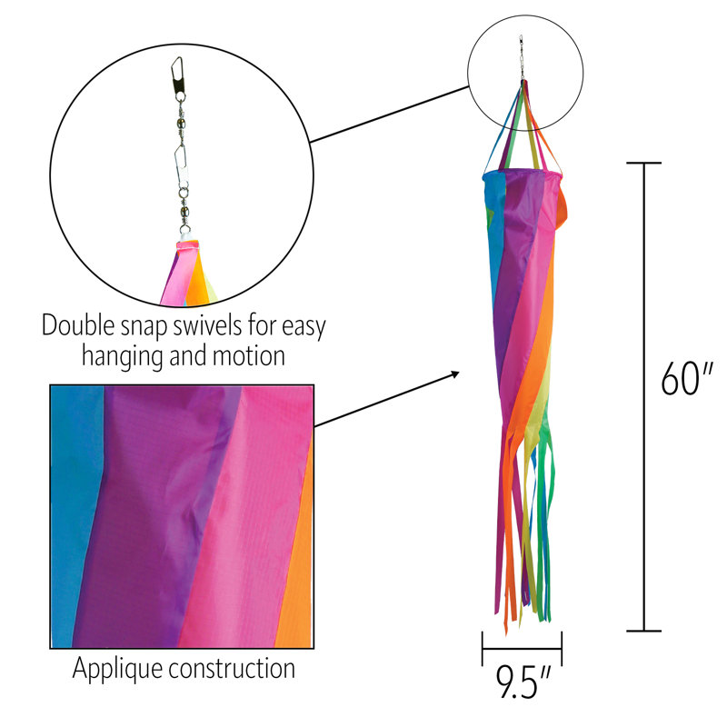 Fiesta Spinsock Windsock Spinner
