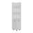 Freestanding Linen Cabinet, 2-Doors, Open Shelves -White