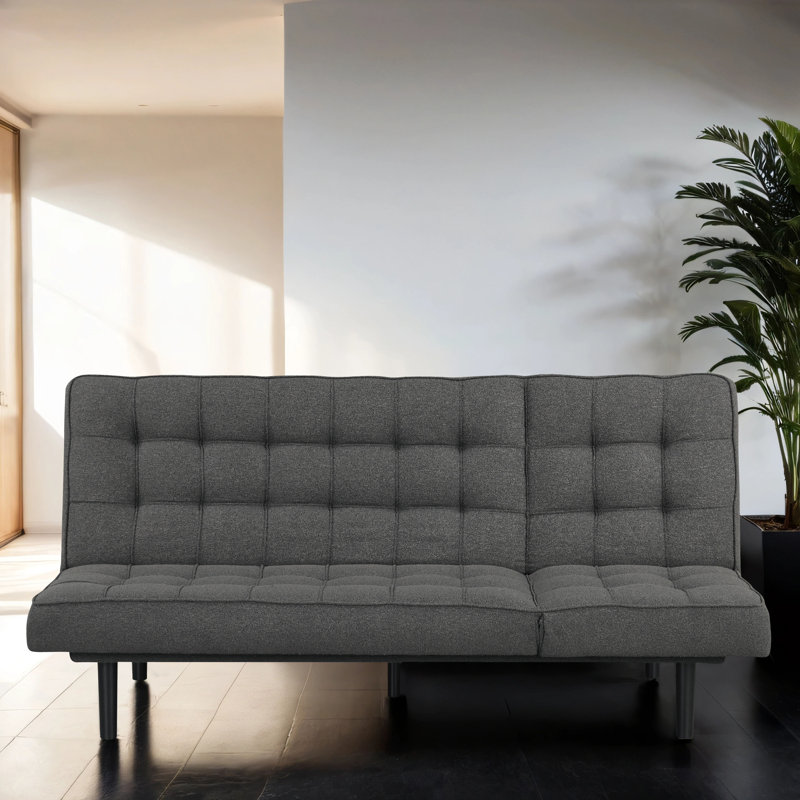 Canapé Sora, Tissu gris foncé