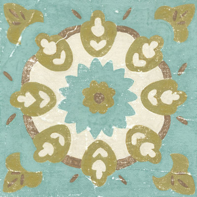 Rustic Tiles III by Chariklia Zarris - Wrapped Canvas Art Prints