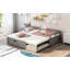 Lit de jour extensible avec couchette, lit de jour en bois avec couchette-852271113