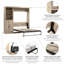 Lit et unité de rangement avec portes Arlex (89 W)-88513634-91638369