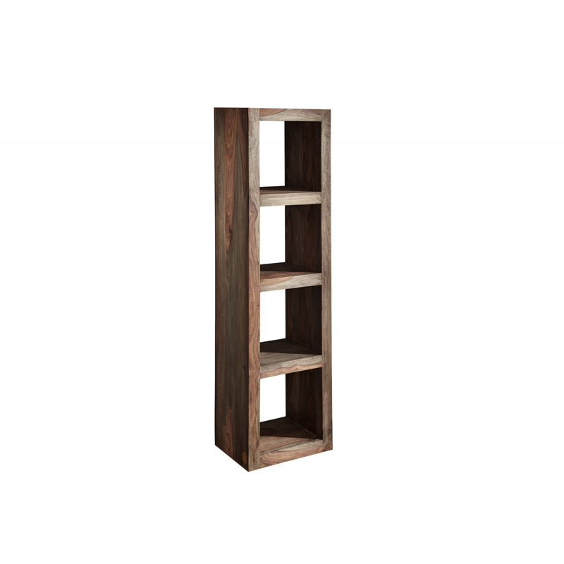 Nature 174cm H x 48cm W Solid Wood Cube Bookcase