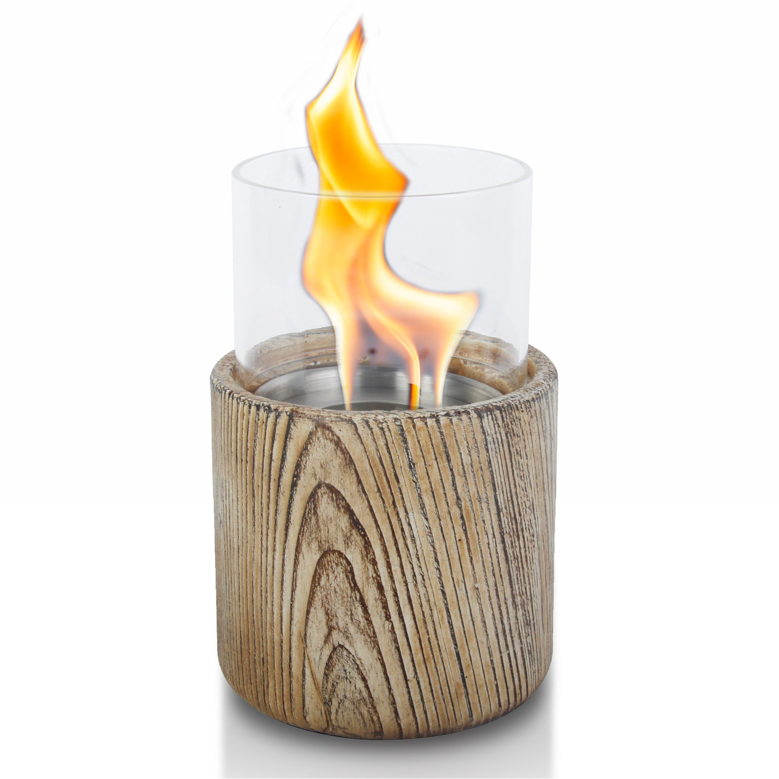 Afterglow TerraFab Indoor and Outdoor Mini Tabletop Fireplace with