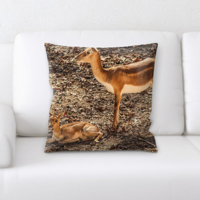 Gazelle Impala Throw Pillow