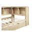 Lit de jour simple avec couchette, armoires de rangement et ports USB-646502460