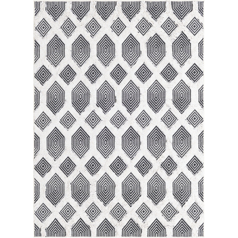 Mishti Cotton Moroccan Indoor Rug, Rectangle 4'5" x 6'