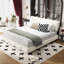 Structure de lit très grand, lit plateforme en chenille, beige-766024025-766024026