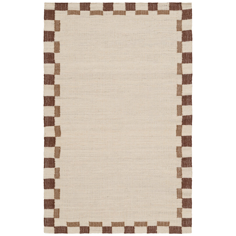 Tapis d'intérieur en jute Heidi, Rouge, 3 pi x 5 pi