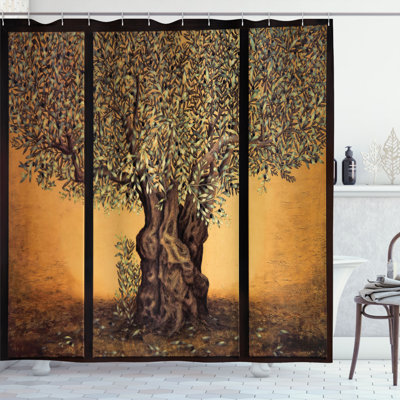 Shower Curtain with Hooks Included